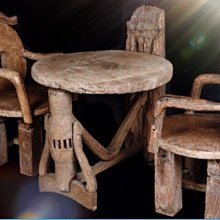 【黑狗兄】老件大龍柱--花鳥柱一對 歷史價格詳細信息