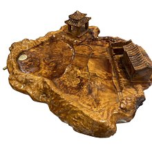 新款推薦 茶盤一體七件木質托盤套復古木托盤日式中式點心盤桐木托盤七件套~ 可開發票 歷史價格詳細信息