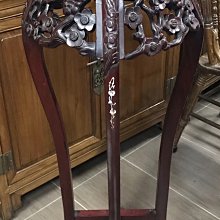 古董 老件 早期 緬甸花梨木 嵌 雲石 三彎腿 香几 花几 花台 台座 藝 術 品 展示架 價格比較,價格查詢,歷史價格詳細信息