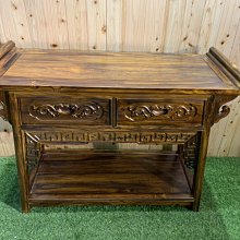 現貨全新 雞翅木單抽花架 聚寶盆架 復古家具 電話桌 財位擺飾 角落桌 邊桌 花架 花台架 A4072【晶選仿古傢俱】 歷史價格詳細信息