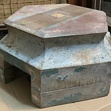 【黑狗兄】老件大龍柱--花鳥柱一對 歷史價格詳細信息