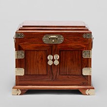 老撾大紅酸枝木珠寶首飾盒收納盒中式實木質多層家用紅~特價#促銷 #現貨 歷史價格詳細信息