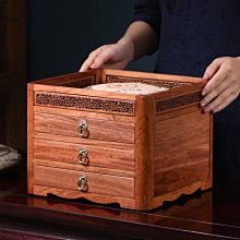 緬甸花梨普洱茶盒收納盒實木中式白茶餅盒抽屜式高檔普~特價#促銷 #現貨 歷史價格詳細信息