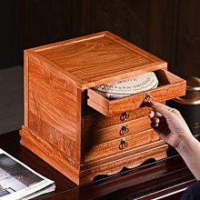 緬甸花梨普洱茶盒收納盒實木中式白茶餅盒抽屜式高檔普~特價#促銷 #現貨 歷史價格詳細信息