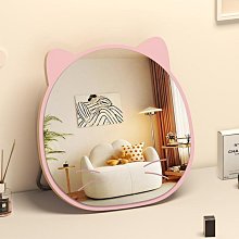 木質桌面化妝鏡大號臺式收納盒一體復古梳妝鏡家用仿古風折疊鏡子 SN1212 歷史價格詳細信息