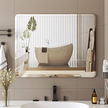 免打孔浴室鏡子LED鋁合金邊框智能鏡子圓形浴室鏡子壁掛鏡子帶燈  露天市集  全臺最大的網路購物市集 歷史價格詳細信息