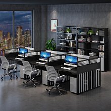 職員辦公桌子簡約現代屏風卡座隔斷擋板員工四6雙人位財務辦公桌~告白氣球【大件請下標宅配或者郵局】 歷史價格詳細信息