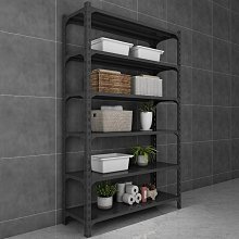 大型貨架洞洞倉儲家用通體置物架立柱收納陽臺雜物超市多層貨架 歷史價格詳細信息