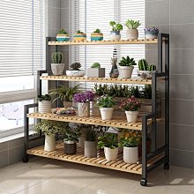 花架 置物架 陽台花架 客廳落地式置物架 家用多肉托架 支架 實木置物架 靠牆電視櫃旁花盆架 胡桃色五層 歷史價格詳細信息