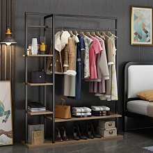落地衣帽架 臥室內 房間 家用晾衣架  衣帽間掛衣架 多功能 開放式衣櫃 實木衣櫃 創意衣帽架 歷史價格詳細信息