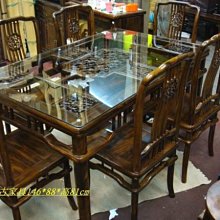 華興仿古傢俱**日式休閒桌.泡茶桌.咖啡桌.洽談桌.會議桌.雞翅木100*70*81cm(含玻璃) 歷史價格詳細信息