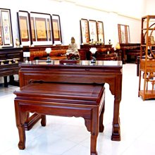 【三加三紅木典藏家飾】 紫檀木拉咪神桌/佛具/佛桌/紅木家具/佛燈/佛聯/家具/神桌 歷史價格詳細信息