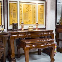 【三加三紅木典藏家飾】 紫檀木拉咪神桌/佛具/佛桌/紅木家具/佛燈/佛聯/家具/神桌 價格比較,價格查詢,歷史價格詳細信息