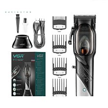vgr電動三刀頭剃鬚刀ipx6級水洗男士液晶數顯浮動刮鬍刀v-387 歷史價格詳細信息