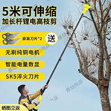 電動高枝鋸高空鋸樹神器伸縮加長桿鋸樹修枝電鋸鋰電鏈鋸進口鋸子-雅怡尚品 歷史價格詳細信息