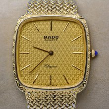《寶萊精品》RADO 雷達金乳白菱型手動女子錶 歷史價格詳細信息