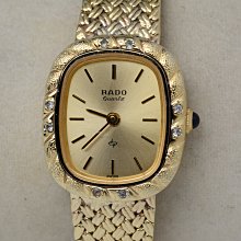《寶萊精品》RADO 雷達金乳白菱型手動女子錶 歷史價格詳細信息
