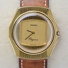 《寶萊精品》RADO 雷達金金色圓型手動男子錶 歷史價格詳細信息