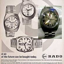 1970s RADO (雷達) 大表徑 34mmx33mm 自動上鍊 113.07 洗油完成 歷史價格詳細信息