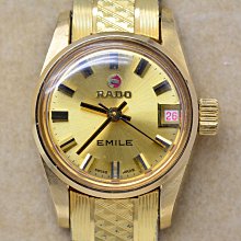 《寶萊精品》RADO 雷達金乳白菱型手動女子錶 歷史價格詳細信息