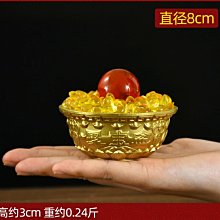 聚寶盆純黃銅 十二生肖掛件可轉動招財聚財汽車手把件擺件 歷史價格詳細信息