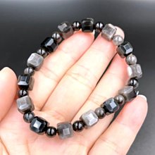 { 石 曜 } 天 然 切面天河石 黑玉髓 水晶手鍊 吊墜款 運費可合併 LW-14 歷史價格詳細信息