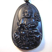 【采鑫坊】黑曜石墜子鑰匙圈墜~文殊菩薩 歷史價格詳細信息