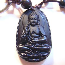 【采鑫坊】黑曜石墜子鑰匙圈墜~文殊菩薩 歷史價格詳細信息