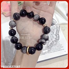 天然銀曜石精選6A等級雙金眼手珠手串手鍊佛珠念珠開運招財避邪驅邪避兇百分百天然銀曜石正品保證 歷史價格詳細信息