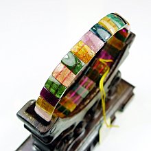 ((上品堂))天然頂極品-彩虹冰種帶眼.黑曜寬版手鐲.重達63g.手圍17.8 歷史價格詳細信息
