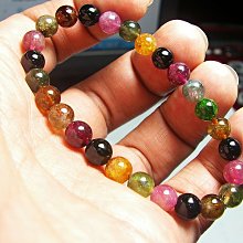 **結緣水晶**高檔漂亮的,黑碧璽手鍊,14.5MM,78.7公克(12),週年慶回饋金開跑,詳情請參考商品描述! 歷史價格詳細信息