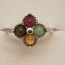 天然碧璽小多寶彩虹手鍊總重6.87gc位是一顆帕藍桶形回紋隔珠925銀鍍金的 收藏老物件 歷史價格詳細信息