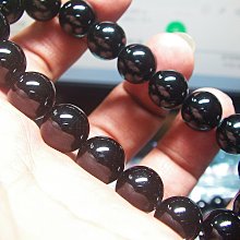 **結緣水晶**高檔漂亮的,黑碧璽手鍊,14.5MM,78.7公克(12),週年慶回饋金開跑,詳情請參考商品描述! 歷史價格詳細信息