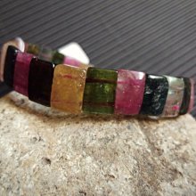 【彩虹糖果色碧璽手鏈-招財旺夫-1款/組】巴西天然碧璽水晶轉運珠閨蜜禮物包金不掉色-90202 歷史價格詳細信息