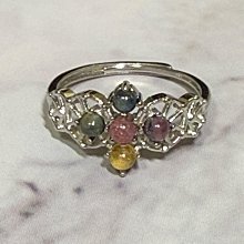 天然碧璽小多寶彩虹手鍊總重6.87gc位是一顆帕藍桶形回紋隔珠925銀鍍金的 收藏老物件 歷史價格詳細信息