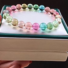 ❤妙玉生花優品購❤102923. 純淨體，頂尖戒面料自帶仙氣的彩虹碧璽手鍊 價格比較,價格查詢,歷史價格詳細信息