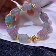 ❤妙玉生花優品購❤61010稀缺戒面料帕拉伊巴藍阿斯切碧璽潘多拉18k金百搭款！石2.65ct總重1.93g規格: 10-12-7mm. 歷史價格詳細信息