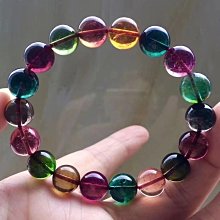 ❤妙玉生花優品購❤1115S15的！豔麗糖果碧璽手鍊10.7mm，38.1g.顏色豔麗高貴,晶體通透純淨,顆顆無暗粒 價格比較,價格查詢,歷史價格詳細信息