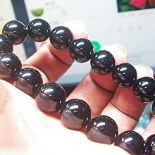 **結緣水晶**高檔漂亮的,黑碧璽手鍊,14.5MM,78.7公克(12),週年慶回饋金開跑,詳情請參考商品描述! 歷史價格詳細信息