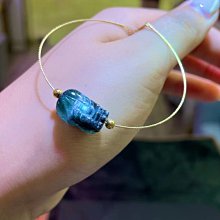 ❤妙玉生花優品購❤32801傳世頂尖戒面料玻璃體濃彩高貴碧璽手鍊，重47.72g 規格12.2mm 歷史價格詳細信息