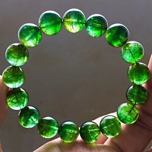 ❤妙玉生花優品購❤91710最頂尖的玻璃體純正巴西藍碧璽老型珠18k金手鍊！C位金絲雀碧璽老型珠！奢華無比福祿雙全，總重35.51g規格11-11mm 歷史價格詳細信息