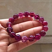 ❤妙玉生花優品購❤121305，巴西盧比徕高貴寶石紅碧璽圓珠手鍊，晶體通透，重43.5g 約11.5mm 價格比較,價格查詢,歷史價格詳細信息