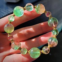 極美稀有粉碧璽原石手鍊.色彩濃豔，配件爲18 k金。9*6.5*6.3mm重：16.76g 歷史價格詳細信息