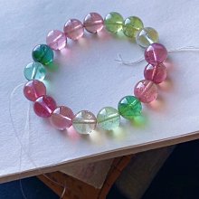 粉綠碧璽手鍊11·5Mm左右.重40·6g 歷史價格詳細信息