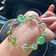 粉綠碧璽手鍊11·5Mm左右.重40·6g 歷史價格詳細信息