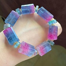 ❤妙玉生花優品購❤51207????色標.濃豔色彩虹碧璽 晶體通透， 顆顆甄選 10.5mm 重34.6g .色彩搭配超美. 歷史價格詳細信息