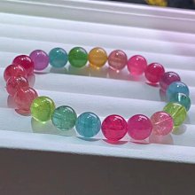 ❤妙玉生花優品購❤82301。頂尖戒面料玻璃體色標級彩虹碧璽貔貅18k金設計款手鍊！招財聚財納福！自帶珠光寶石感！ 歷史價格詳細信息