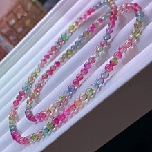 ❤妙玉生花優品購❤90617經典紅藍西瓜碧璽原石鎖骨鏈！搭配18k金設計款手工編織繩！原石10.9g總重16.1g 規格27-14-12mm 歷史價格詳細信息