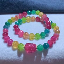 ❤妙玉生花優品購❤113017。傳世大極品，頂尖戒面料玻璃體極致濃豔醇美大碧璽手鍊，重54.61g 規格13mm 歷史價格詳細信息