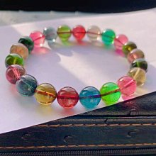 ❤妙玉生花優品購❤121305，巴西盧比徕高貴寶石紅碧璽圓珠手鍊，晶體通透，重43.5g 約11.5mm 歷史價格詳細信息